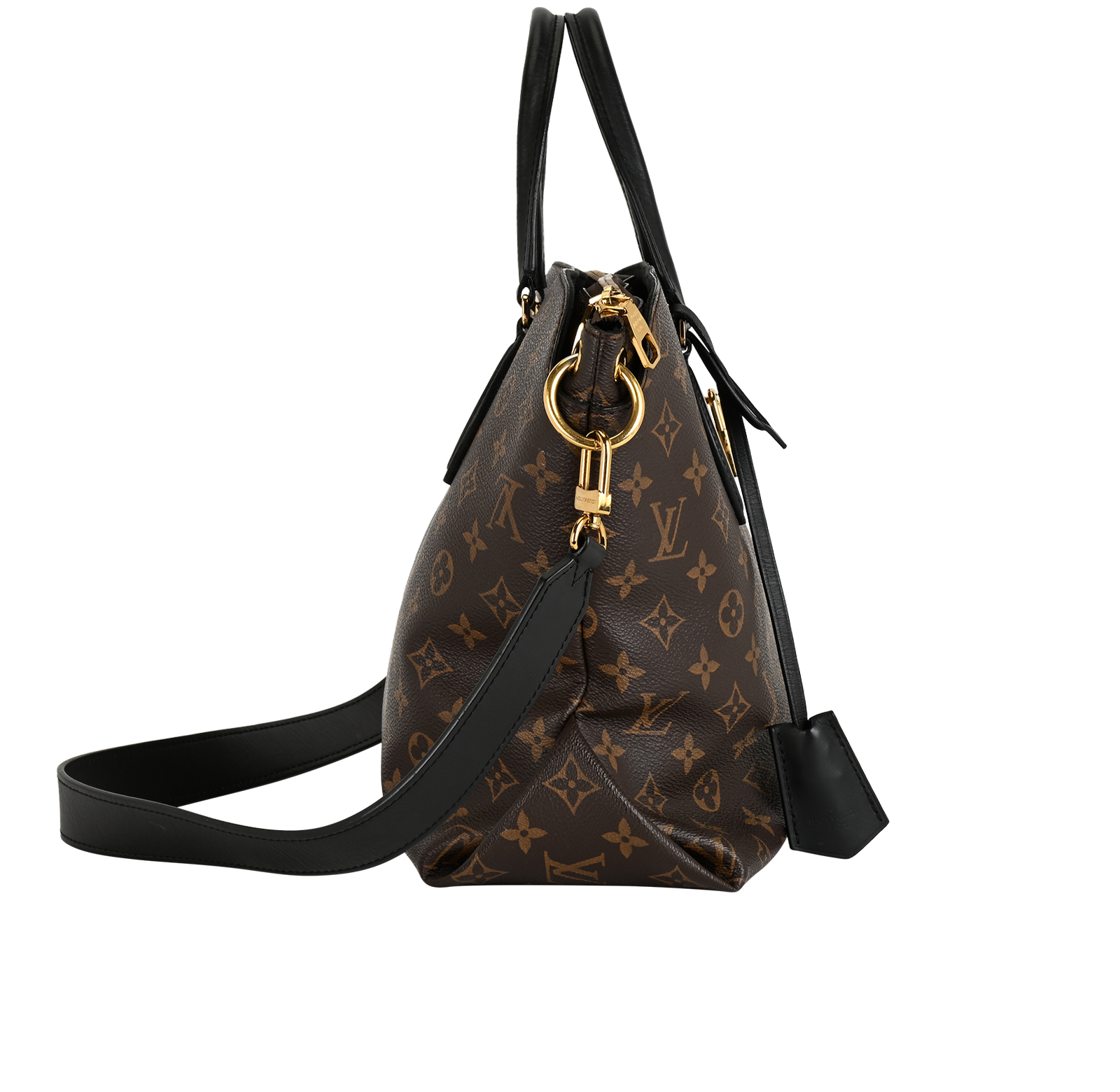 Flower Tote, &pound;520, Handbags, Brown, Canvas, Side view